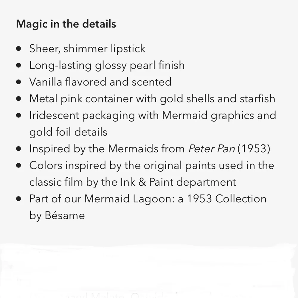 New Besame Mermaid’s KISS Lipstick